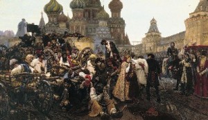 Василий Суриков 'Утро стрелецкой казни' 1881 г.