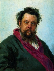 И. Е. Репин. Портрет композитора М. П. Мусоргского. 1881