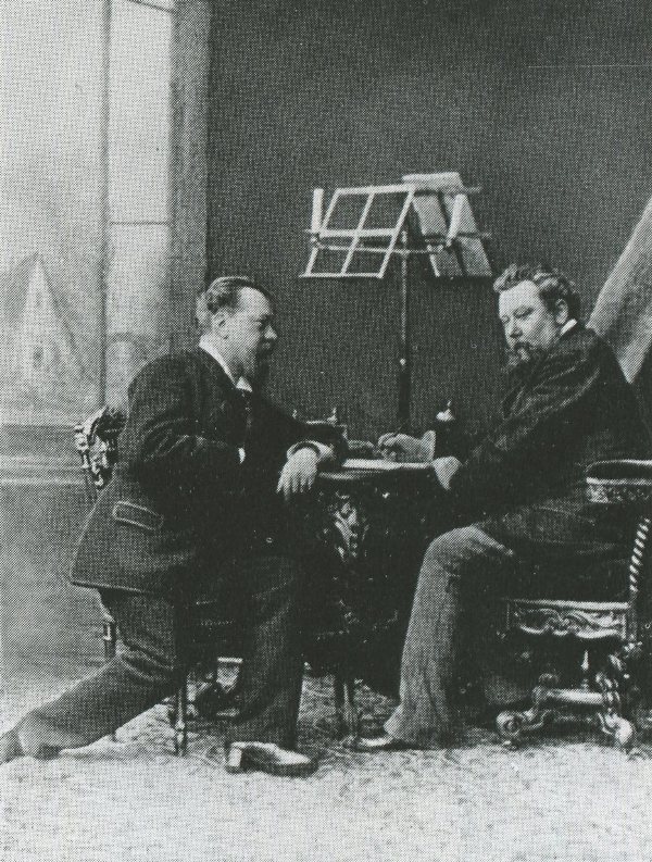 М. П. Мусоргский и П. А. Наумов, 1880 год