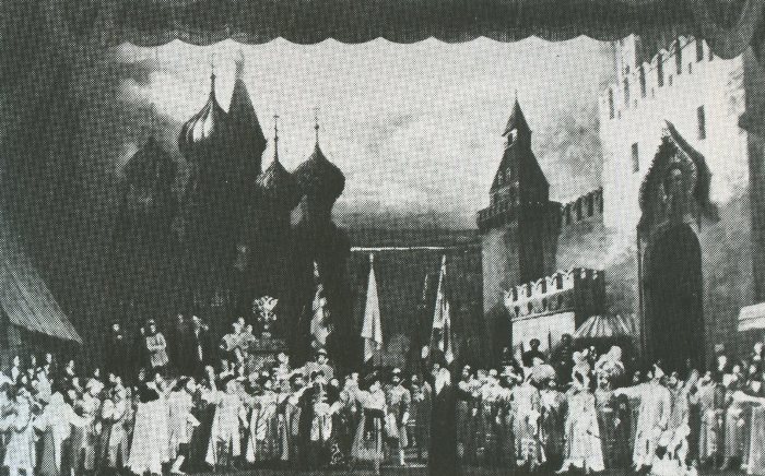 Сцена из первого действия «Хованщины». Большой театр, 1952 год